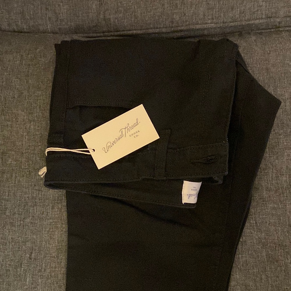 Universal Thread Mid-Rise Skinny Black Ankle Jeans
